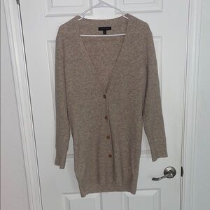 Banana Republic Beige Button-Up Cardigan